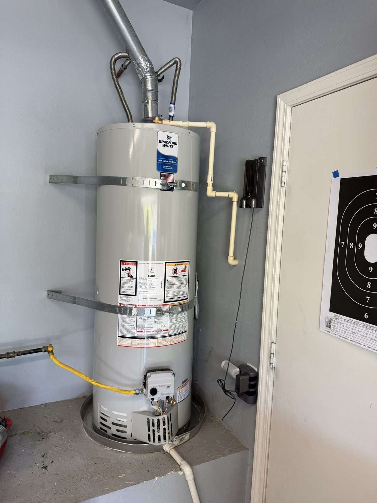 W.P. Plumbing water heater installation in Rancho Cucamonga